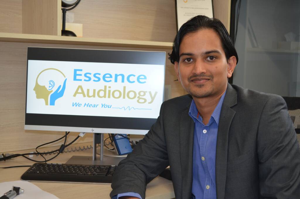 ESSENCE AUDIOLOGY: Sreejith Nair, director and audiologist, says patients get access to all leading hearing aid manufacturers. 