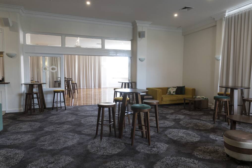 HISTORY REVEALED: Stunning parquetry floors that date back 50 years were uncovered and restored during the refurbishment of The Crown Lounge at Beer DeLuxe in Albury.