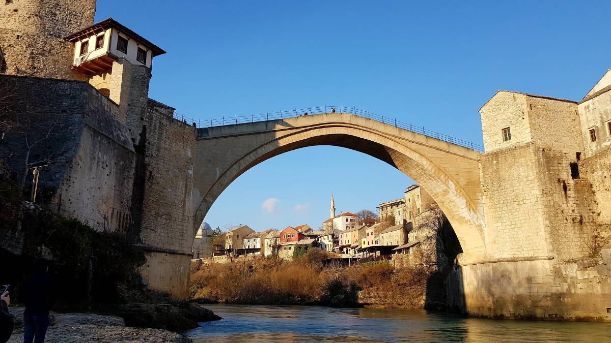 Mostar … and its famous stone bridge. Image: Chip Popescu. 