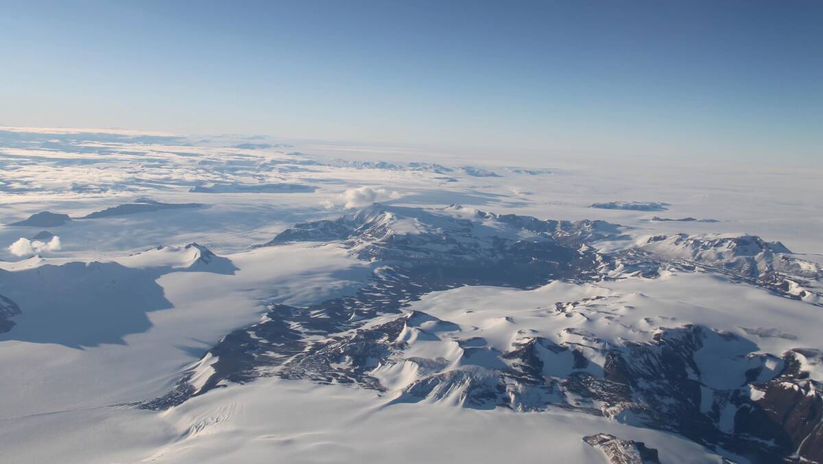 Sightseeing over Antarctica … a humbling experience. 