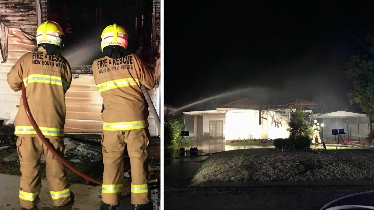 Riverina family-of-eight 'devastated' after fire tears through home