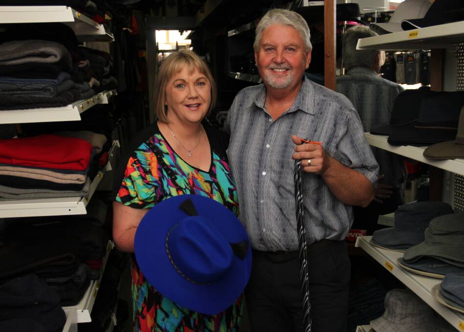 IN THE FAMILY: Michelle and Phil Matthews are continuing a long legacy at their business in High Street, Wodonga. Picture: DAVIS HARRIGAN