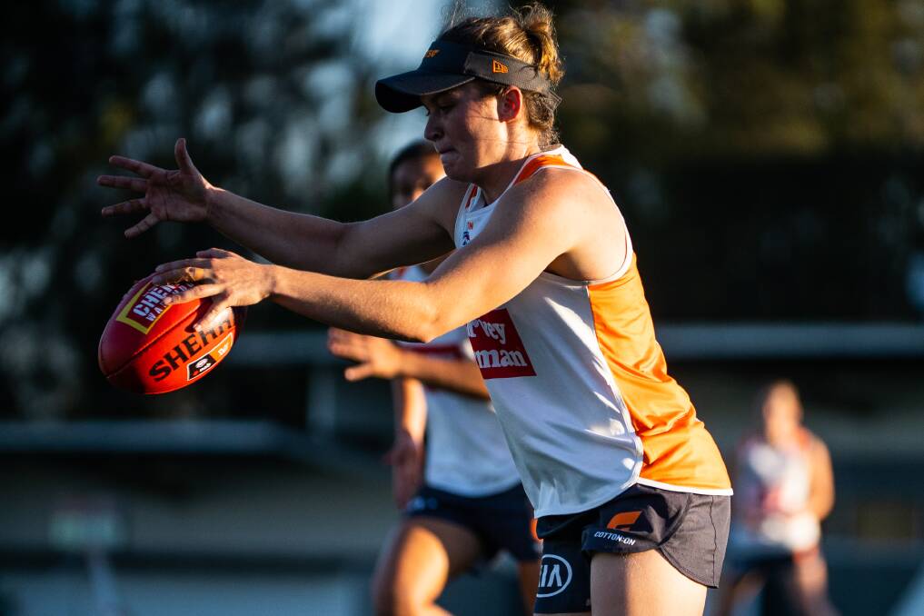 HOMECOMING: Holbrook's Alyce Parker will play for Greater Western Sydney in Saturday's AFLW clash against Richmond in Wagga. Picture: GWS Giants