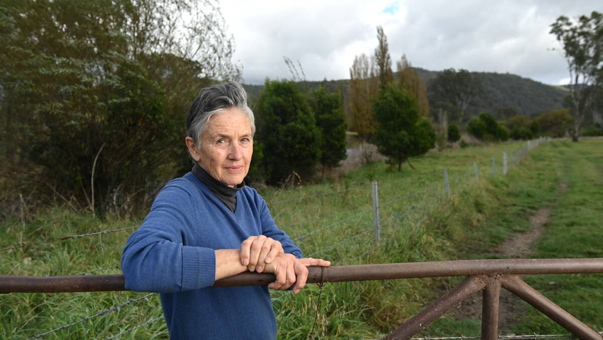 SITE SELECTION: Mitta North farmer Judy Cardwell says she'd concerned about poor site selection for the proposed Crown land campsites.