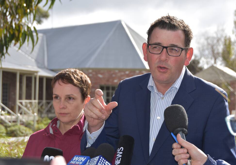 Jaala Pulford, Victorian Agriculture Minister, and Daniel Andrews, Premier, announced a $4 million funding package for the National Centre for Farmer Health, Hamilton if the govenrment is re-elected in November.