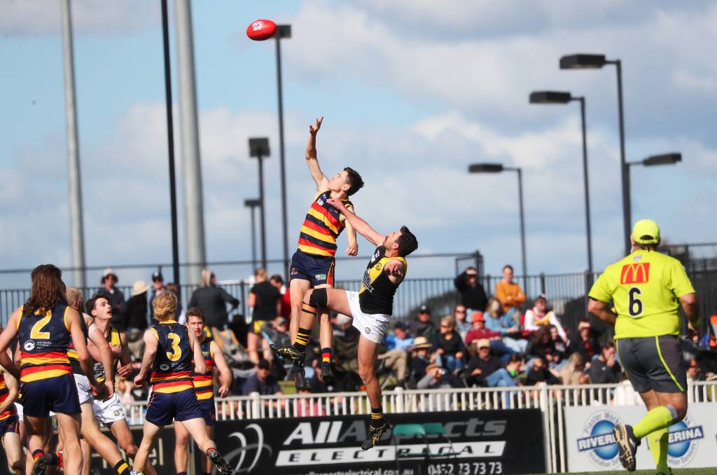 Wagga Tigers will take on Leeton-Whitton in the AFL Riverina Championship grand final. Picture: Emma Hillier