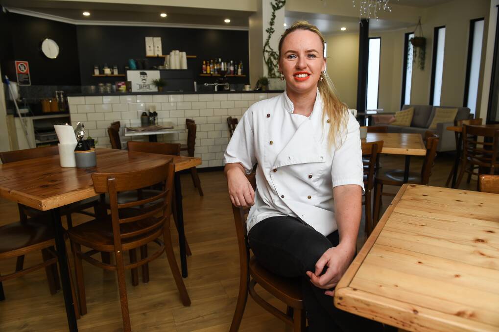 HEALTHY APPROACH: The Elms Cafe owner and chef Melissa Pollard loves cooking healthy and delicious food "but you've still got to work your plate to look good too; you've got to be gram-worthy!" Picture: MARK JESSER