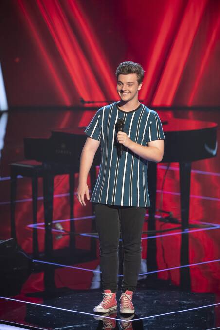 Arthur Hull on The Voice 2022. Picture: CHANNEL 7