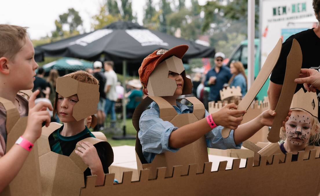 Box Wars return to creatively clad young warriors in cardboard. Picture supplied
