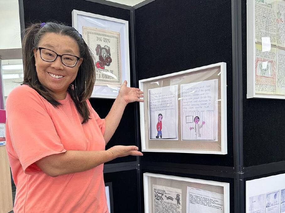 Developed by Border author and illustrator Aimee Chan, Juvenilia showcases the rare and personal childhood works of Australian children's authors and illustrators including Griffiths, Base, Alison Lester, Ursula Dubosarsky and Danny Katz among more than 100 pieces. Picture supplied
