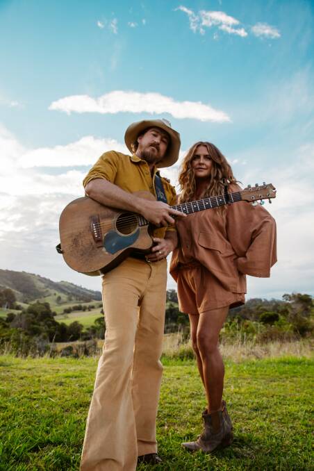 Golden Guitar Award winners Adam Eckersley and Brooke McClymont are on Cloud Nine after winning three awards at Tamworth this month. Picture supplied