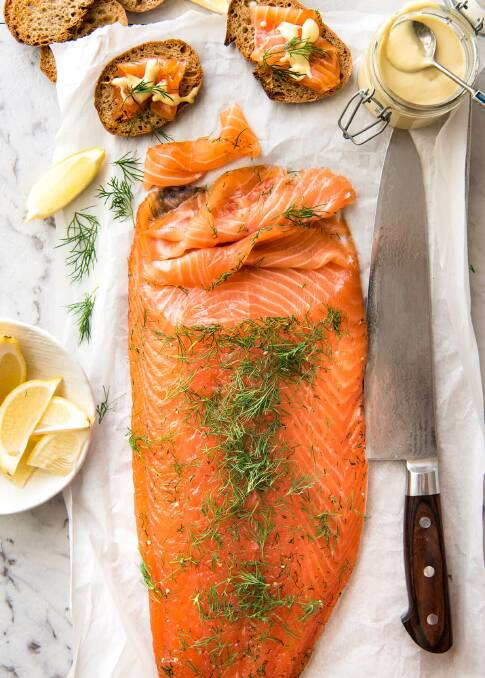 FISH DISH: Salmon Gravlax can be served in salads, on crackers or as an entree.