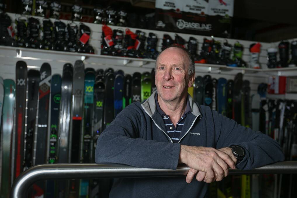 WAX ON: Paul's Ski Shop's Paul Oberin will give a free demonstration on maintaining ski gear at Repair Cafe Albury-Wodonga on September 7. Picture: TARA TREWHELLA