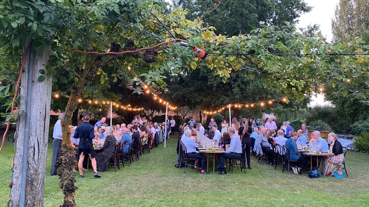 VINE TIME: All Saints Estate hosted Dinner In The Vines for 160-plus people to round out Tastes of Rutherglen 2021.