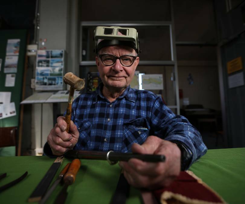 Volunteer repairers like Hans Kaspers allow the Repair Cafe Albury-Wodonga to help hundreds of people fix broken items each month in Wodonga.
