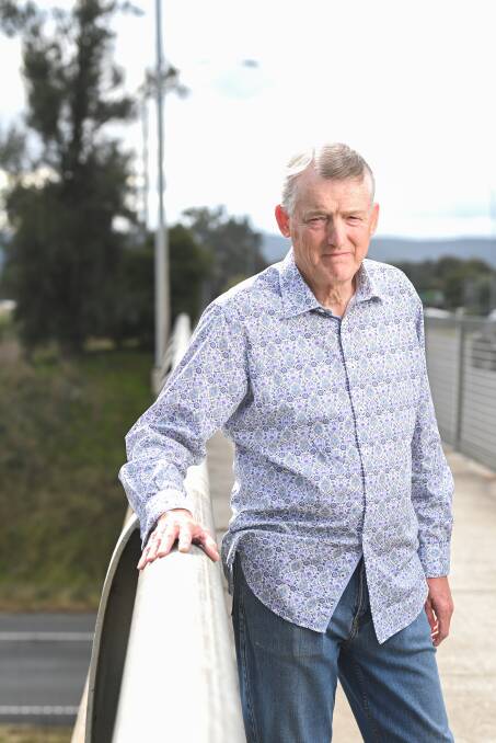 HARD YARDS: Veteran whistle-blower Ken Wright hopes that plans for a safety barrier on the Melrose Drive overpass will spare other families from heartache.