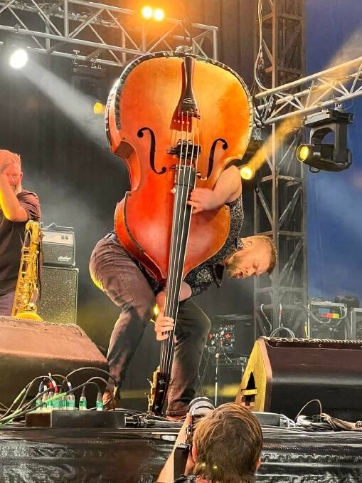 John Gwilliam was acclaimed for his wild antics with the double bass. Picture supplied 