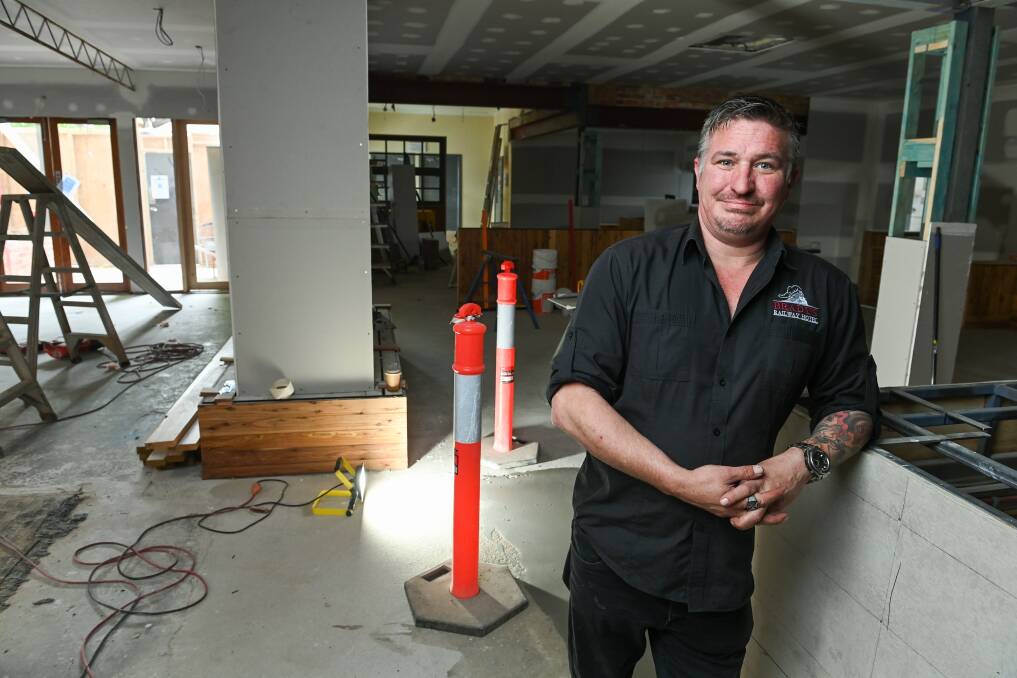 BACK TO BUSINESS: Brady's Railway Hotel general manager and licensee Graeme Meredith needs to recruit hospitality staff before reopening a renovated bistro and bar later this month. Picture: MARK JESSER