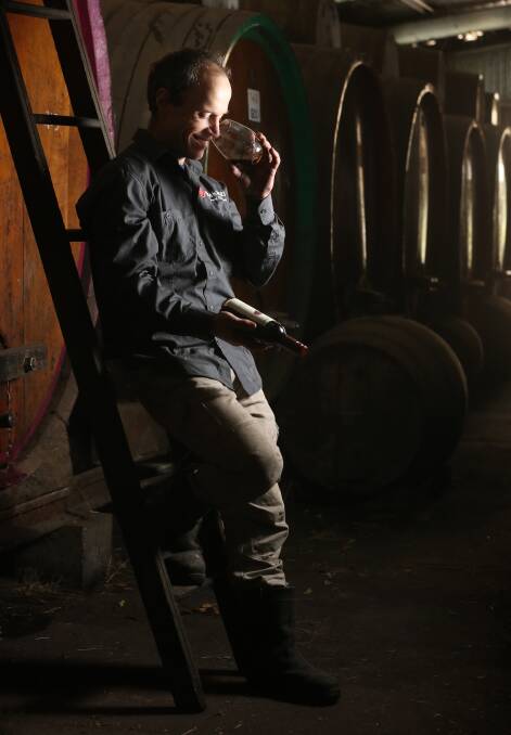 NEW LIGHT: Sixth-generation winemaker Stephen Chambers in his historic Rutherglen winery, which is among those now featured on Twenty Five Doors.