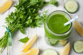 LIQUID LUNCH: Green Juice to boost your fruit and vegetable intake.