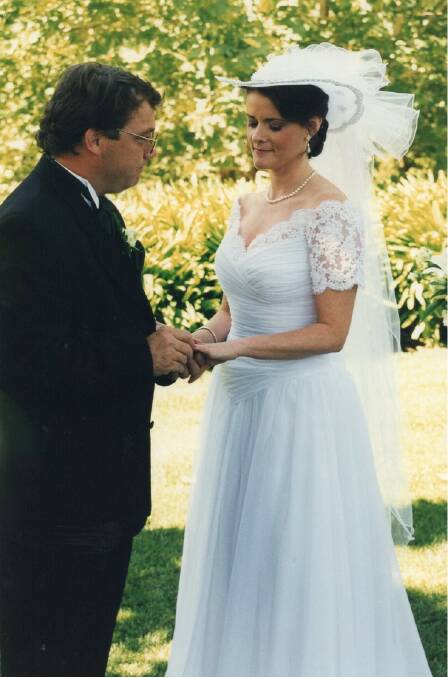 Soulmates Peter and Annette Challis married in 1998. Picture supplied