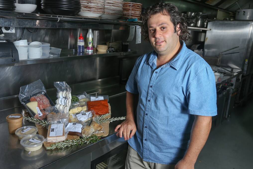 SHOP SHUT: La Maison Restaurant owner Wassim Saliba has closed his restaurant temporarily as serving customers only on one side of the border is unviable.