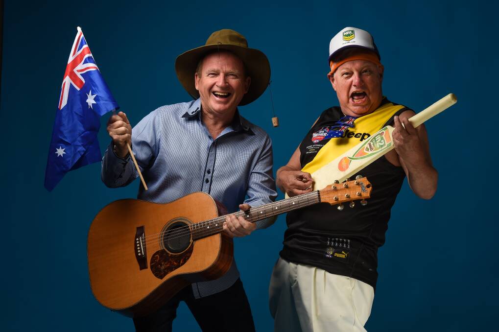 Australia Day with Rod Vincent and John Walker, The Commercial Club. Picture: MARK JESSER