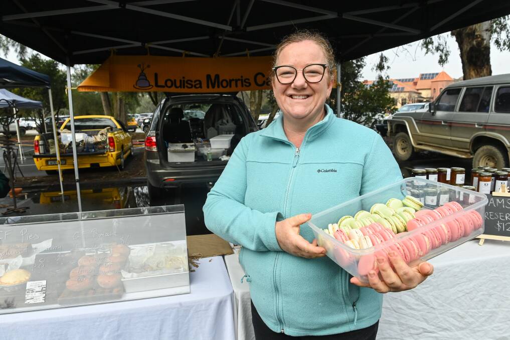 Louisa Morris with her popular baked goods.