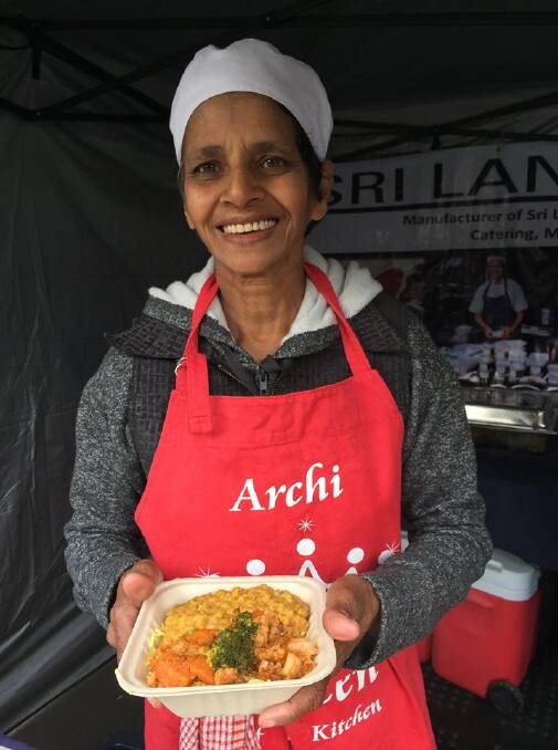 Fill your belly and warm your soul with Sri Lankan street food at Albury Wodonga Farmers' Market.