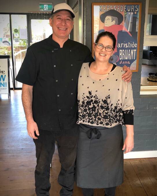 ROSTER NIGHTMARE: Wodonga cafe The Secret Cup owners Michael and Jane Keats are scrambling to find service staff who live within the revised border zone. 
