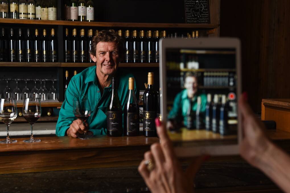 TASTE TEST: Olive Hills Estate winemaker Ross Perry is giving virtual wine tastings on Facebook after cellar doors were closed temporarily by public health orders related to the COVID-19 crisis. Picture: MARK JESSER