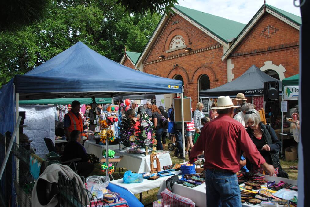The 42nd annual Oxley Bush Market is fully booked at the historic Oxley Shire Hall.