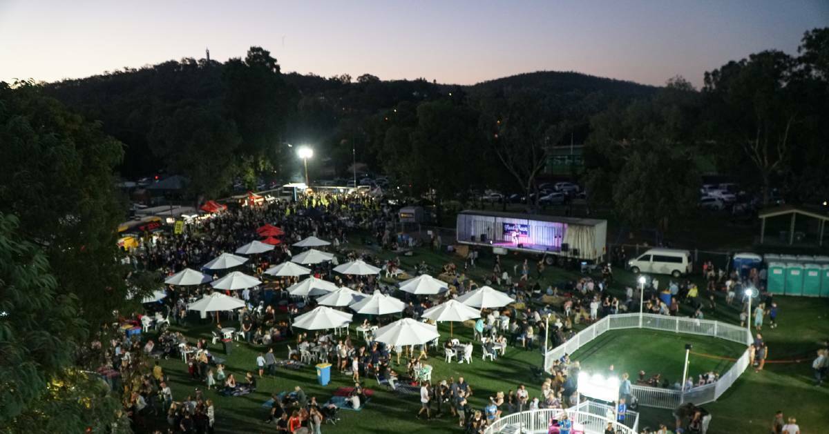About 34,500 people attended the debut four-day food truck festival in Hovell Tree Park in April in April 2019.