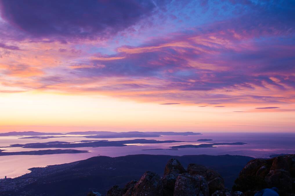 ALL RISE: Tasmanian wilderness photographer Cam Blake will broadcast live sunrise and sunset segments.