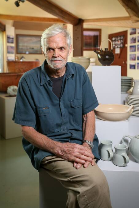 Yackandandah potter John Dermer will focus on his tableware at his annual exhibition. 