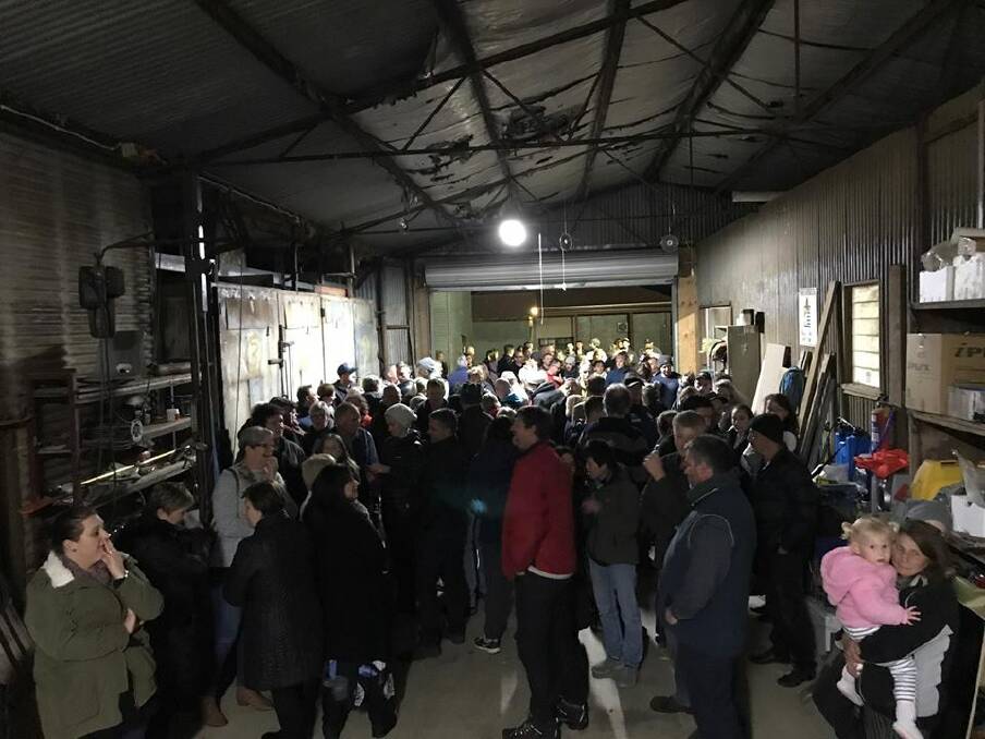 PUBLIC CONCERNS: About 150 people attended a public forum at Myrtleford on Monday seeking help from Alpine Shire Council on the Carter Holt Harvey impasse.