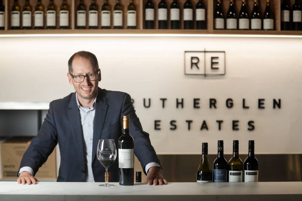 HERE'S CHEERS: Rutherglen Estates general manager and winemaker Marc Scalzo says sparkling shiraz complements traditional Christmas fare but Italian white varietals and muscat will be popular over Christmas too.