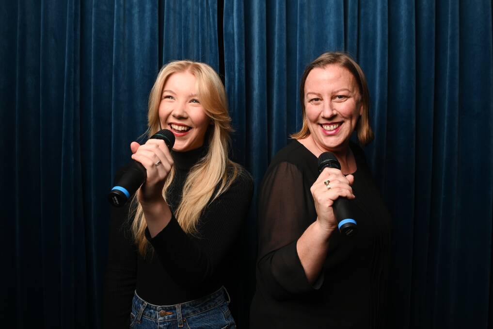 ON SONG: Border vocal coach Olivia Britton and Country Hope North East and Border regional co-ordinator Kristy McMahon aim to raise money for kids with cancer or life-threatening illnesses in a new campaign, On Key For Kids. Picture: MARK JESSER