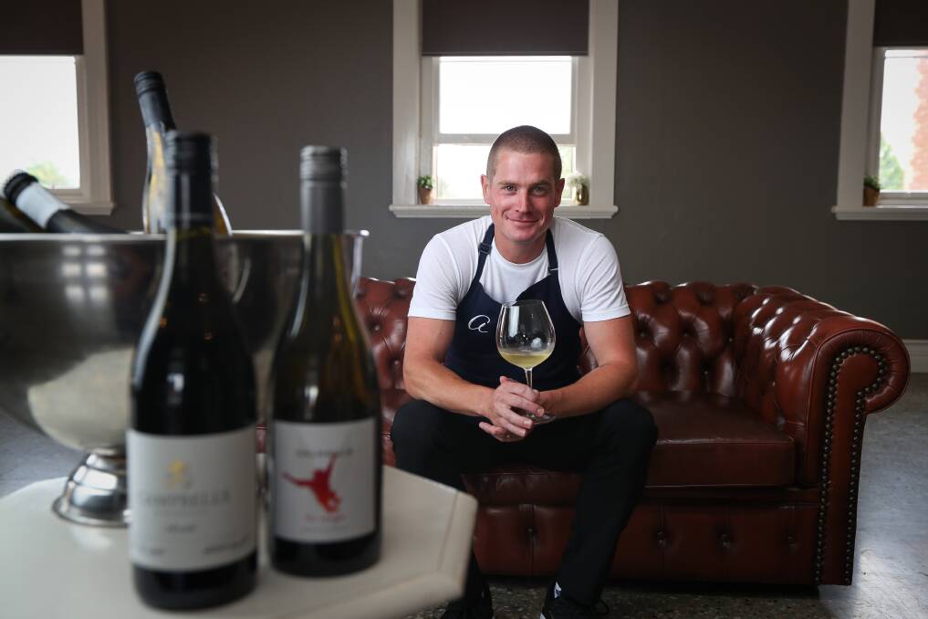 CHAMPAGNE TASTE: Miss Amelie owner David Kapay will soon start work on a cocktail bar at the restaurant to be known as Little Miss Wine Bar. Picture: MARK JESSER