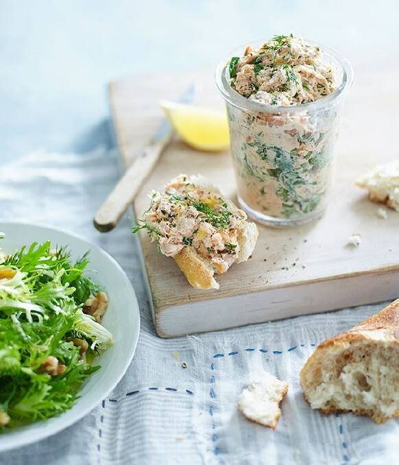 Smoked Trout Rillettes featured in The Pickled Sisters' cooking school.