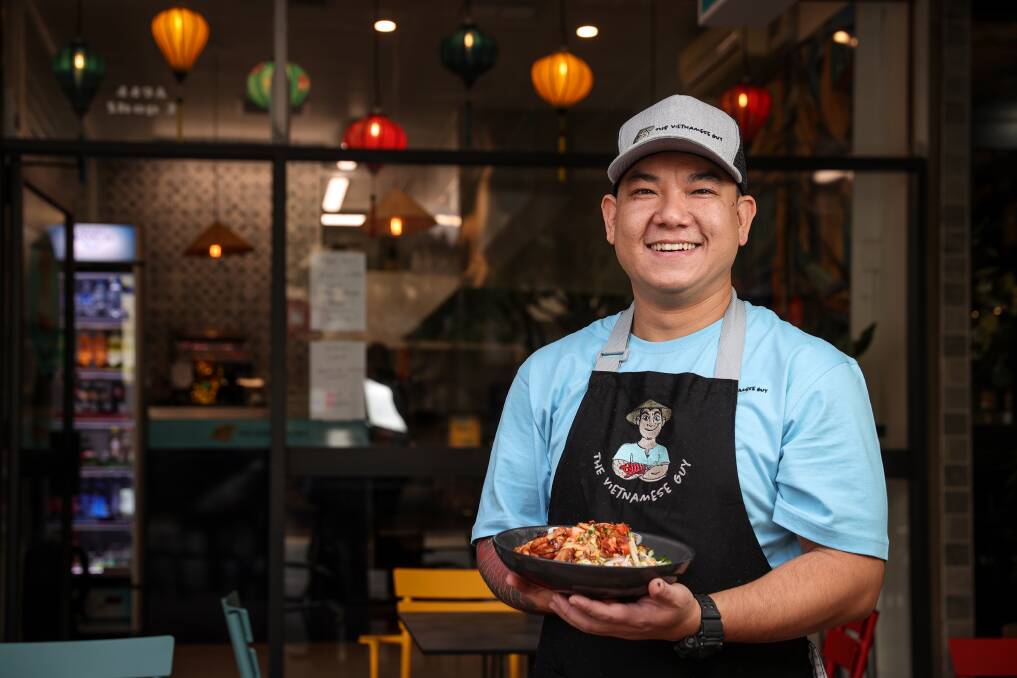 FRESH APPROACH: The Vietnamese Guy himself, otherwise known as Jimmy Phan, opened in central Albury recently to offer his authentic fare. Picture: JAMES WILTSHIRE
