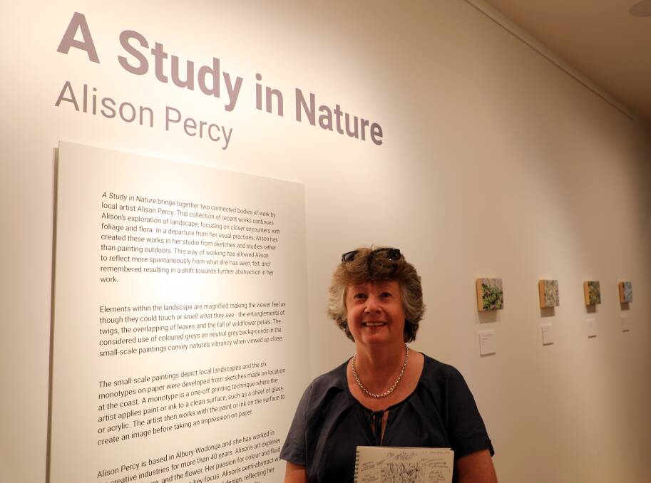 Alison Percy opened A Study in Nature at Hyphen - Wodonga Library Gallery in the Hallway Gallery. It runs until Tuesday, April 30. Picture supplied