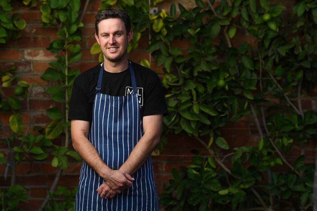 MEAL PLAN: Matthieu Miller, pictured, (former sous chef at The Terrace, Patricia's Table Restaurant and Provenance) teams with Douglas Elder (former head chef at Patricia's Table) on Milkin Kitchen menus. Picture: MARK JESSER