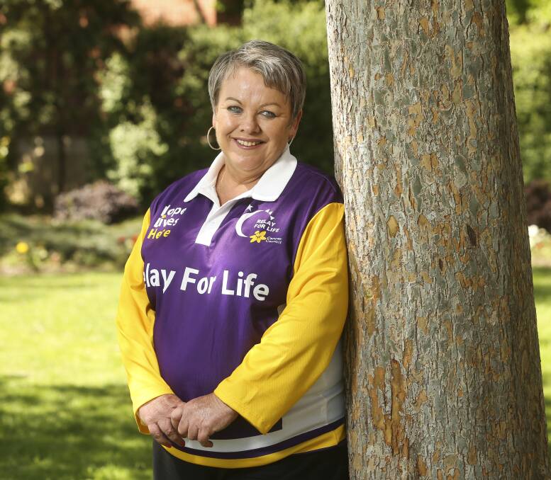 ON TRACK: Relay Hero 2016 and Ray White Albury owner and principal Sharon Jacka is overwhelmed with the community support for #TeamJacka, which had raised $58,000 up to Friday. Picture: ELENOR TEDENBORG