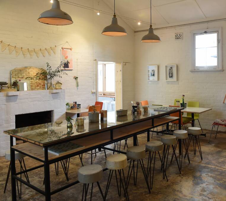 CASUAL DINING: Hub 62 offers cafe fare and Platform 9 coffee in the historic Masonic building in the heart of Chiltern. 