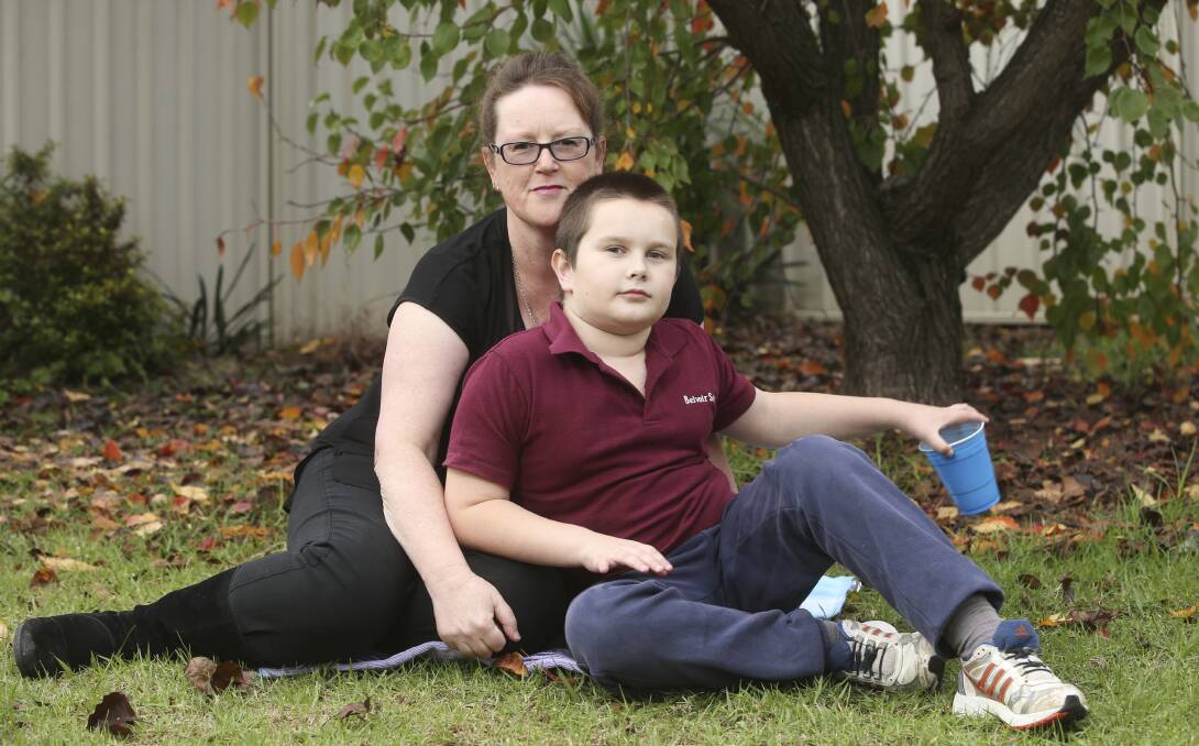 ON THE RECORD: Disability advocate Jen Tait, with son Alec Tait-Russell, is seeking a fair go for people with disabilities. Picture: ELENOR TEDENBORG