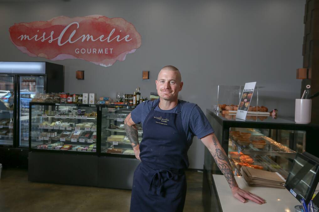 SAVOUR FLAVOUR: Miss Amelie Gourmet co-owner David Kapay has opened a permanent shopfront at Myer Centrepoint, which was previously occupied by Hudsons Coffee; Miss Amelie Gourmet had operated from a pop-up store. Picture: TARA TREWHELLA