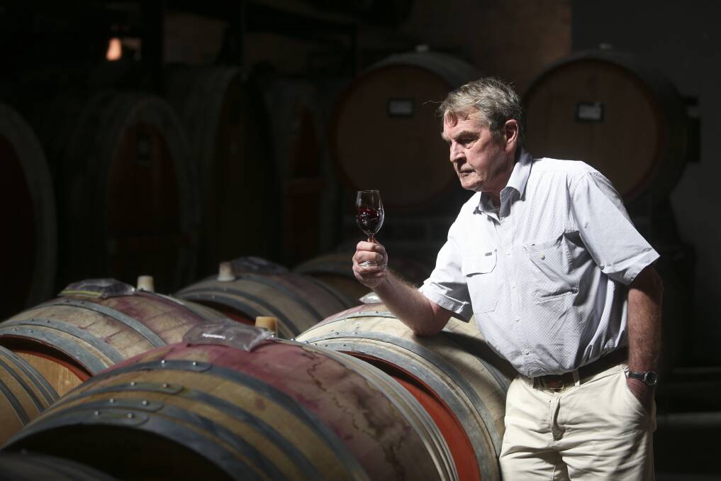 WINE ICON: When asked about his accolades in 2016, a humble Colin Campbell said the award had struck a chord with him as he had generally rated himself as an underdog.