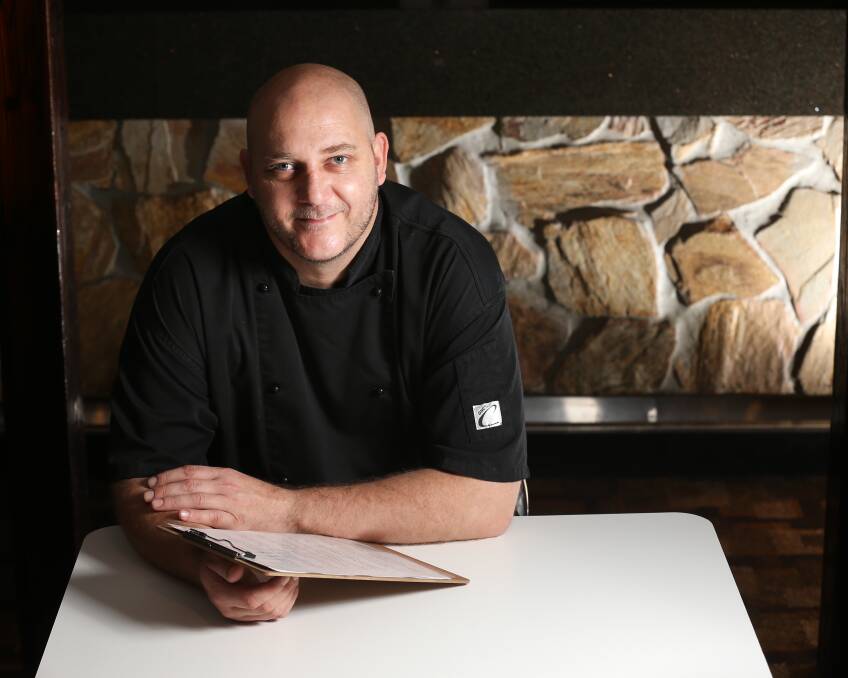 ON BOARD: Albury's Astor Hotel head chef Troy Holland trained in classical French cookery during his decade-long career with the Australian Army, serving around the country and in East Timor. Picture: KYLIE ESLER