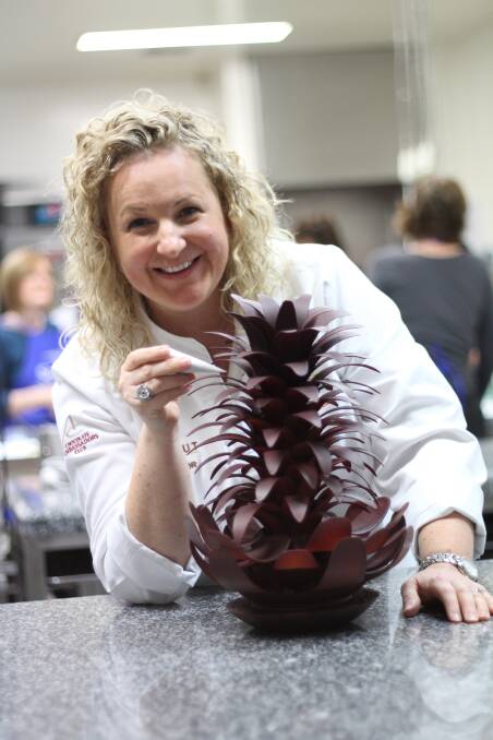 SWEET START: Kirsten Tibballs will host a chocolate and petite gateaux masterclass for patisserie students at Wodonga TAFE. Picture: FAIRFAX